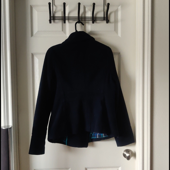 Aeropostal Women Blue Short Coat - Picture 3 of 10